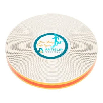 antislip rubber tape rol van 15meter wit